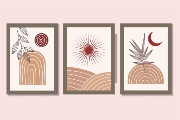 Download Boho Wall Art Sun and Moon Poster - Premium Resources