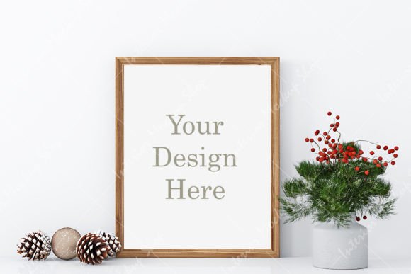 Download Frame Mockup Christmas - 311 - Mockup christmas Collection