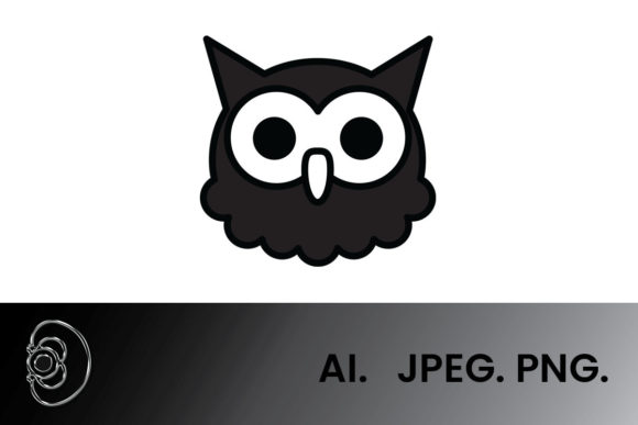 Download Black and White Owl Head Illustration - White owl Collection